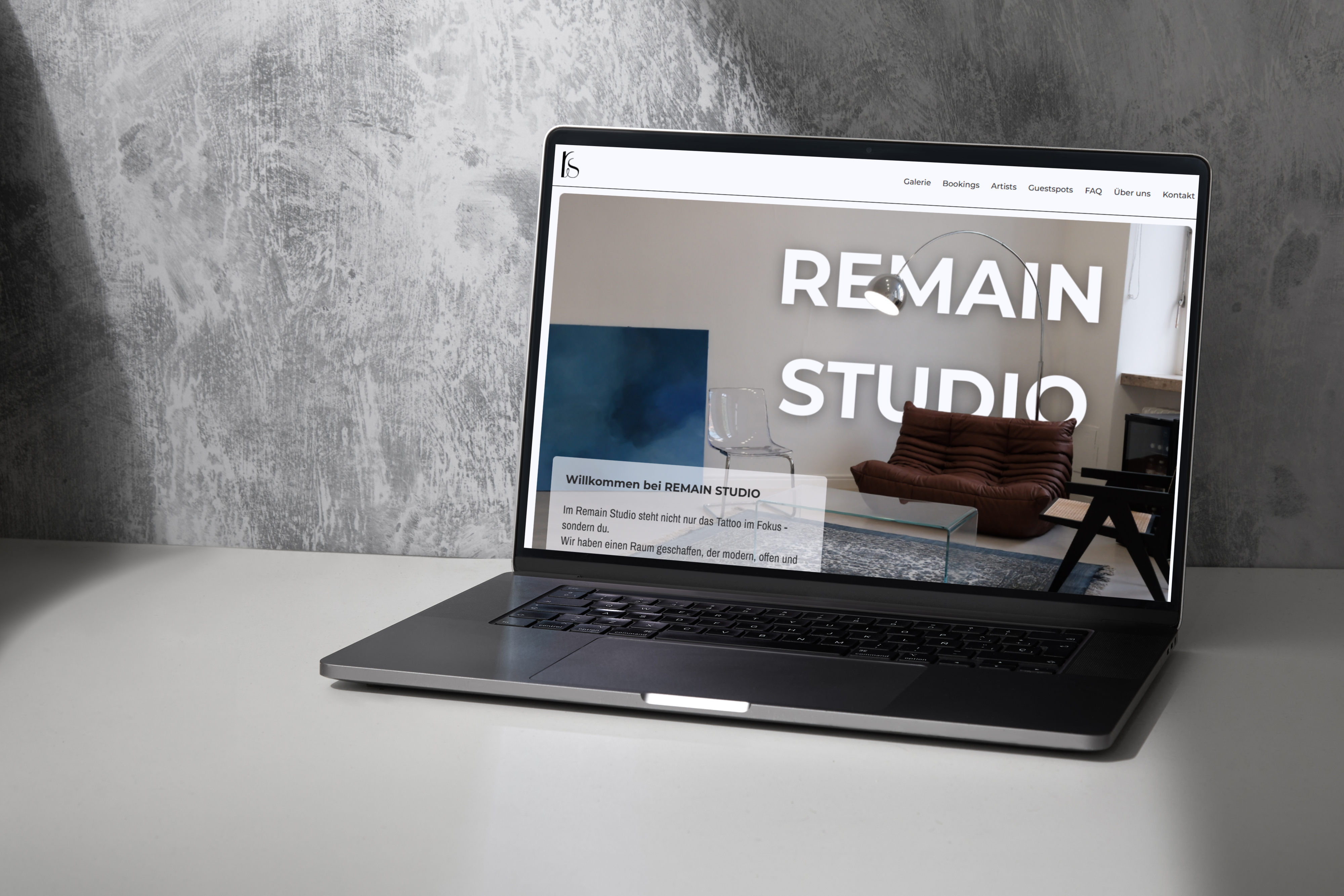 Bild von Desktop Heroseite